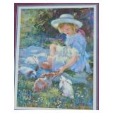 Signed Artist Proof by Lynn Gerternbach Impressionist Garden Print