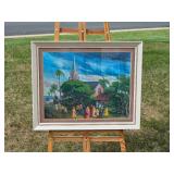 Singed Original Mildred W. Petzer Iowa Artist
