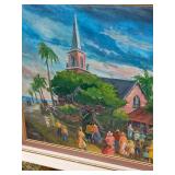Singed Original Mildred W. Petzer Iowa Artist