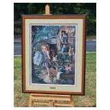 "The Clubhouse" Signed Bob Byerey Framed Print