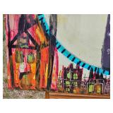 Artist Original Acrylic Abstract "Untitled #23" signed Greg Bivens