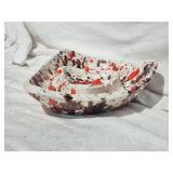 Mid Century Splatterware Ash Tray