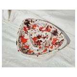 Mid Century Splatterware Ash Tray
