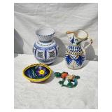 Vintage Talavera Painted Spanish Pottery