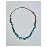 Mixed Turquoise Stone with Butterfly Fetish Necklace
