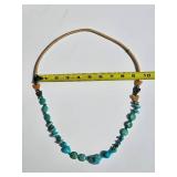 Mixed Turquoise Stone with Butterfly Fetish Necklace