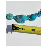 Mixed Turquoise Stone with Butterfly Fetish Necklace