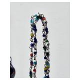Art Glass Bead Necklace Collection