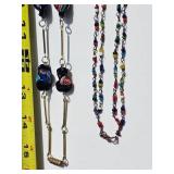 Art Glass Bead Necklace Collection