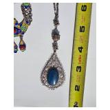 Intricate Silver Wire Necklace Collection