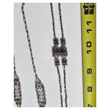 Intricate Silver Wire Necklace Collection