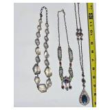Intricate Silver Wire Necklace Collection