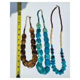 African Bovine Bone Necklace Collection