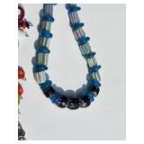 Howelite, Shell and Turquoise Necklace Colllection