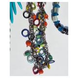 Howelite, Shell and Turquoise Necklace Colllection