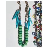Howelite, Shell and Turquoise Necklace Colllection