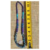 Howlite and Turquoise Bead Necklace