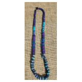 Howlite and Turquoise Bead Necklace