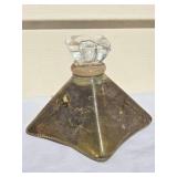 *SIGNED* Studio Art Glass Candle Holder Pair - O