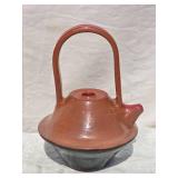 Studio Art Ceramic Terra Cotta Teapot