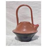 Studio Art Ceramic Terra Cotta Teapot