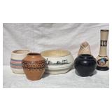 Vibrant Southwestern Indigenous Pottery Collection - (6)