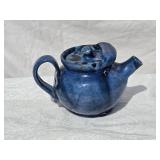 *SIGNED* Studio Art Ceramic Teapot - Dana Cole - Indigo