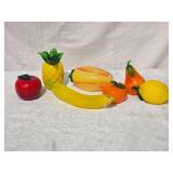 Mid-Century Modern Studio Art Glass Fruit Figures - (7)