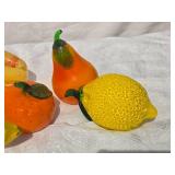 Mid-Century Modern Studio Art Glass Fruit Figures - (7)