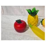 Mid-Century Modern Studio Art Glass Fruit Figures - (7)