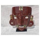 Incredible Mayan Fine Art Gemstone Mask