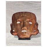 Incredible Mayan Fine Art Gemstone Mask