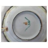 Stunning  Antique Porcelain Teacup & Bowl