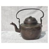 Amazing  Antique Copper Teapot