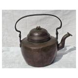Amazing  Antique Copper Teapot