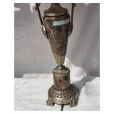 Brilliant Vintage Hollywood Regency  Polished Stone Accent  Lamp Pair - Stiffel