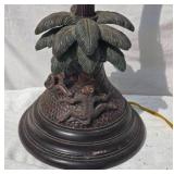 Brilliant Vintage Hollywood Regency  Polished Stone Accent  Lamp Pair - Stiffel