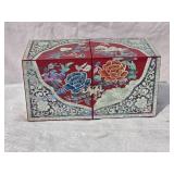 Stunning Lacquered Chinese Jewelry Box