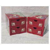 Stunning Lacquered Chinese Jewelry Box