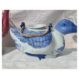 Fantastic Vintage East Asian Ceramic Teapot Collection - (5)