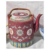 Fantastic Vintage East Asian Ceramic Teapot Collection - (5)