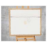 Artist Original Acrylic Abstract "Untitled" signed Greg Bivens