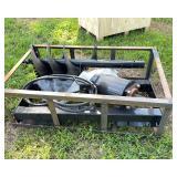 CFG Skid Steer Auger Attachment - 6/12/14 Inch (SSECAG-Y With 3 Bits)