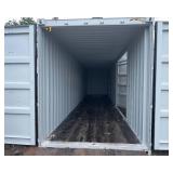 ZNCU4006820 // 40 Ft Shipping Container with 2 Side Doors, 40HC, Single Trip