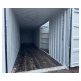 ZNCU4006820 // 40 Ft Shipping Container with 2 Side Doors, 40HC, Single Trip