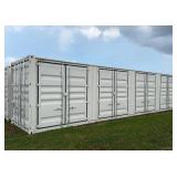 CFGU4039876 // One Trip Shipping Container, 4 Side Doors, 40