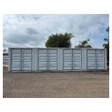 ZNCU4006820 // 40 Ft Shipping Container with 2 Side Doors, 40HC, Single Trip