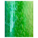 Set of 5  Art Glass Style Vases and Crate and Barrel Tealight Holders