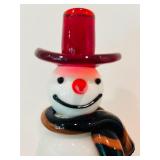 Art Glass Snowman