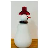 Art Glass Snowman